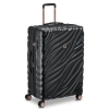 Delsey Paris Alexis Hardside  29-inch Large Checked Expandable Spinner Luggage In Black