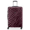 Delsey Paris Alexis Hardside  29-inch Large Checked Expandable Spinner Luggage In Burgundy