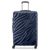 Delsey Paris Alexis Hardside  29-inch Large Checked Expandable Spinner Luggage In Navy