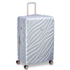 Delsey Paris Alexis Hardside  29-inch Large Checked Expandable Spinner Luggage In Blue