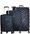 Delsey Paris Alexis Hardside 3-piece (21"/25"/29") Expandable Spinner Luggage Set In Blue