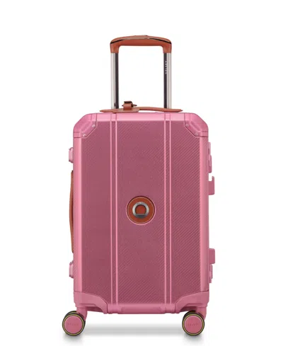 Delsey Paris Alu'r Carry-on Spinner In Pink