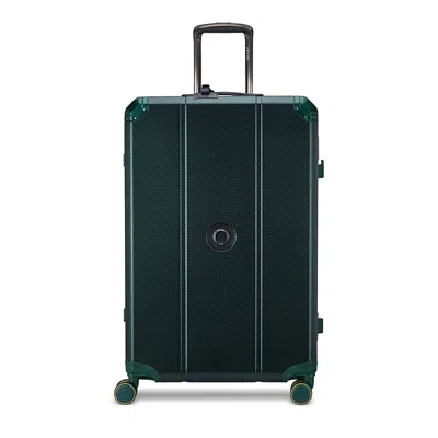 Delsey Paris Alu'r Large Check In Spinner In Green