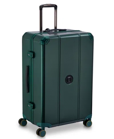 Delsey Paris Alu'r Large Check-in Spinner In Green