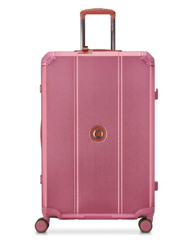 Delsey Paris Alu'r Large Check-in Spinner In Pink