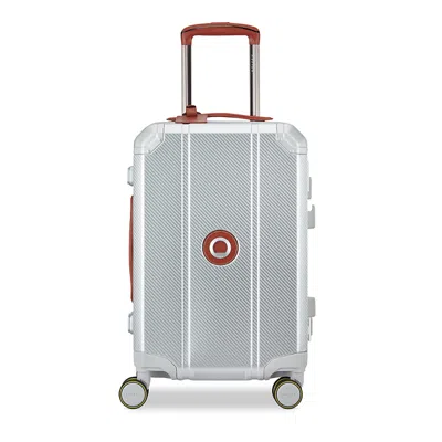 Delsey Paris Alu'r Spinner Carry On In Silver