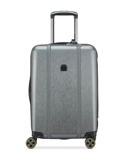 Delsey Paris Cadence 20'' Carry-on Expendal Spinner In Silver