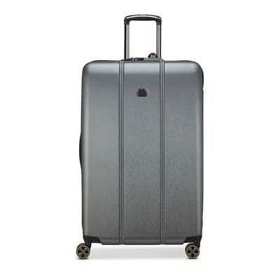 Delsey Paris Cadence Expandable Spinner Suitcase In Silver