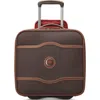 Delsey Paris Chatelet 2.0 Softside Carry On 16 Inch Luggage Under-seater With 2 Wheels In Brown
