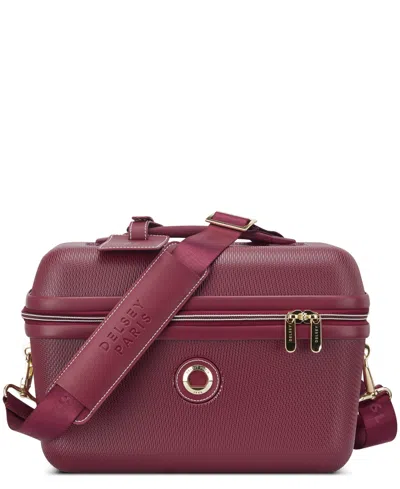 Delsey Paris Chatelet Air 2.0 9" Beauty Case In Burgundy