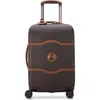 Delsey Paris Chatelet Air 2.0 Carry On 19 Inch Hardside Luggage With Spinner Wheels In Brown