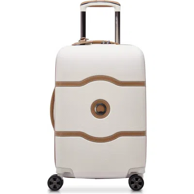 Delsey Paris Chatelet Air 2.0 Carry On 19 Inch Hardside Luggage With Spinner Wheels In Brown