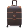 Delsey Paris Chatelet Air 2.0 Checked-medium 24 Inch Hardside Luggage With Spinner Wheels In Brown