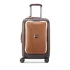 Delsey Paris Chatelet Air 2.0 Fleece Soft Pocket Expandable Wheeled Carry On In Chocolate