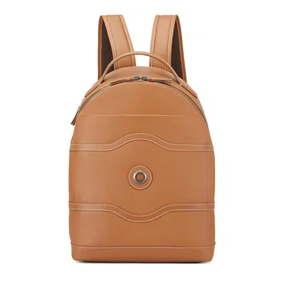 Delsey Paris Chatelet Air 2.0 Leather Backpack In Brown