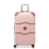 Delsey Paris Chatelet Air 2.0 Medium Checked-26 Inch Hardside Luggage Trunk With Spinner Wheels In Blush