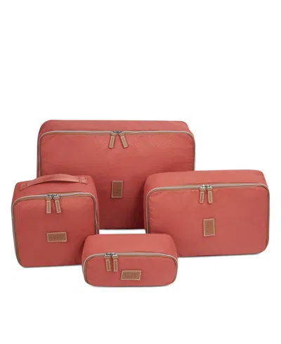 Delsey Paris Chatelet Air 2.0 Packing Cubes, Set Of 4 In Pink