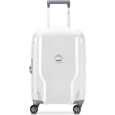 Delsey Paris Clavel Hardside Carry-on Expandable Luggage With Spinner Wheels In White