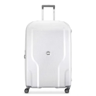 Delsey Paris Clavel Hardside Large Expandable Luggage With Spinner Wheels In White