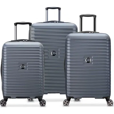 Delsey Paris Cruise 3.0 3 Piece Spinner Set In Gray