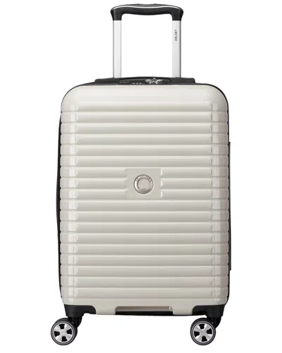 Delsey Paris Cruise 3.0 Expandable Spinner Carry-on In White