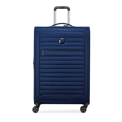 Delsey Paris Cruise 3.0 Soft 28 Expandable Spinner In Blue