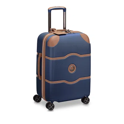 Delsey Paris Delsey Chatelet Air 2 Carryon Spinner Suitcase In Blue