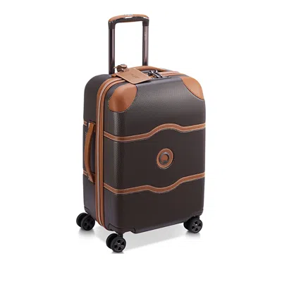 Delsey Paris Delsey Chatelet Air 2 Carryon Spinner Suitcase In Brown