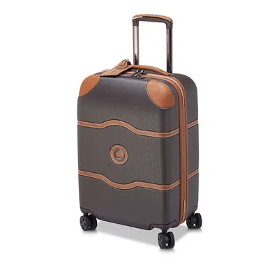 Delsey Paris Delsey Chatelet Air 2 Carryon Spinner Suitcase In Chocolate