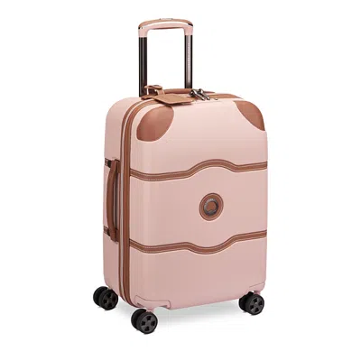 Delsey Paris Delsey Chatelet Air 2 Carryon Spinner Suitcase In Pink