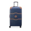 Delsey Paris Delsey Chatelet Air 2 Wheeled Trunk In Navy Blue/brown