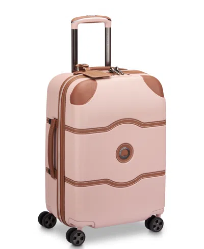 Delsey Paris Delsey Chatelet Air 2.0 21" Large Carry-on Spinner In Blush