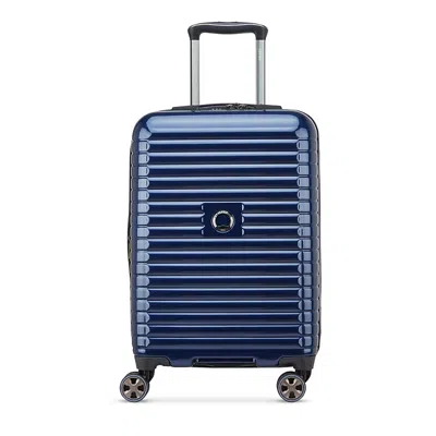 Delsey Paris Delsey Cruise 3.0 Carry On Expandable Spinner Suitcase In Blue
