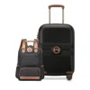 Delsey Paris Flanerie Backpack And Carry On Set In Black Brown
