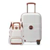 Delsey Paris Flanerie Backpack And Carry On Set In Champagne