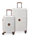 Delsey Paris Flanerie Carry-on And Large Spinner Set In Gold