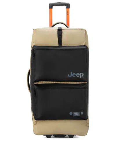 Delsey Paris Jeep Js006b Rolling Duffel In Neutral