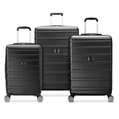 Delsey Paris Margot 3-piece Hardside Spinner Suitcase Set In Black
