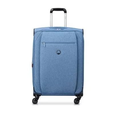 Delsey Paris Rami 24" Softside Expandable Spinner Luggage In Blue