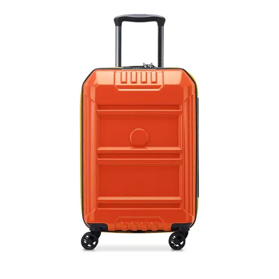 Delsey Paris Rempart 19 Expandable Spinner Carry On In Orange