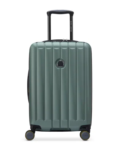 Delsey Paris Shadow 6.0 Expandable 20" Spinner Carry-on Luggage In Green