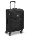 Delsey Paris Shadow Dlx Medium Check-in Spinner In Black