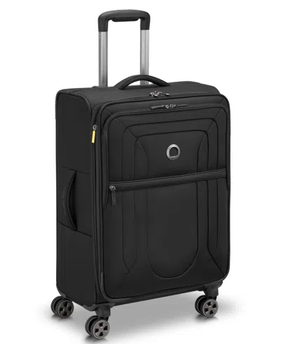 Delsey Paris Shadow Dlx Medium Check-in Spinner In Black