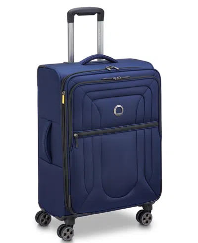 Delsey Paris Shadow Dlx Medium Check-in Spinner In Blue