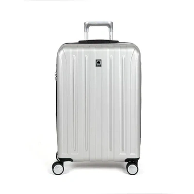 Delsey Paris Titanium 25" Hardside Expandable Luggage In Silver