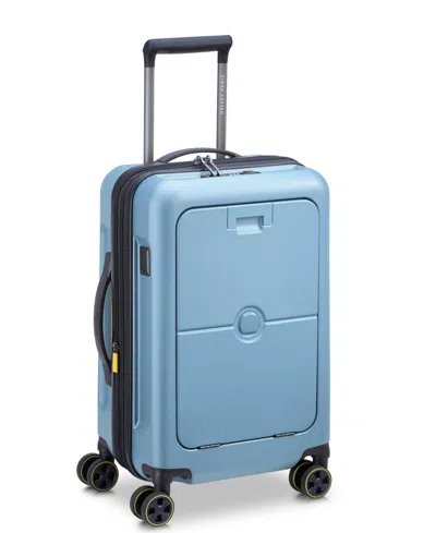 Delsey Paris Turenne 2.0 Business Front Pocket Carry-on Spinner In Blue