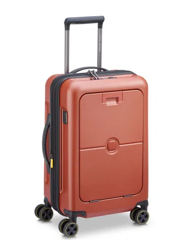 Delsey Paris Turenne 2.0 Business Front Pocket Carry-on Spinner In Brown