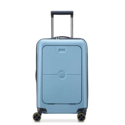 Delsey Paris Turenne 2.0 Carry-on Spinner Luggage With Front Pocket In Gray
