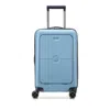 Delsey Paris Turenne 2.0 Front Pocket Carry On Spinner Suitcase In Blue Gray