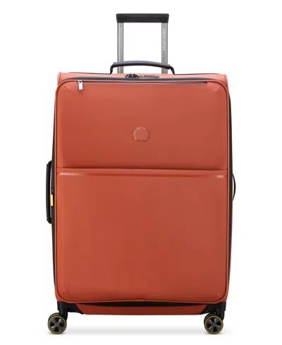 Delsey Paris Turenne Soft Large Expandable Softside Spinner In Orange
